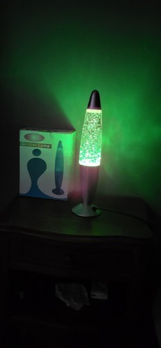 Lampe lave neuve verte - -,