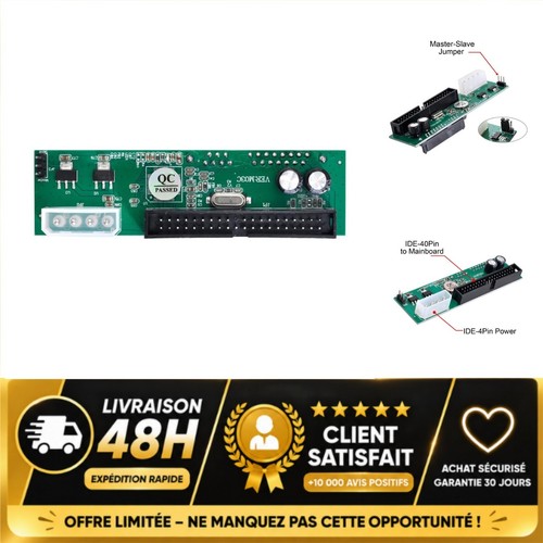 Adaptateur sata vers ide pata - adaptateur,