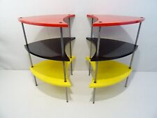 MODULAR STACKABLE SHELF VINTAGE DESIGN PLASTIC COLOR