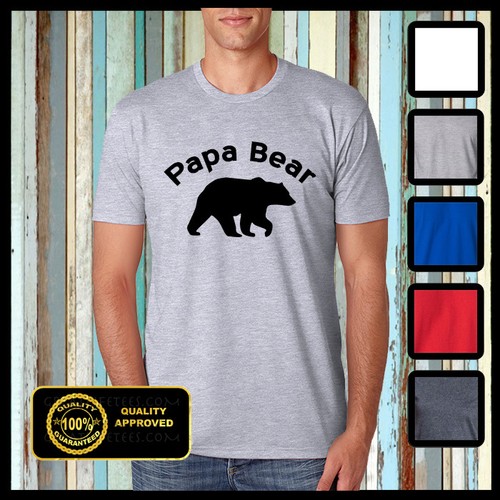 Papa bear tshirt daddy - tshirt,,
