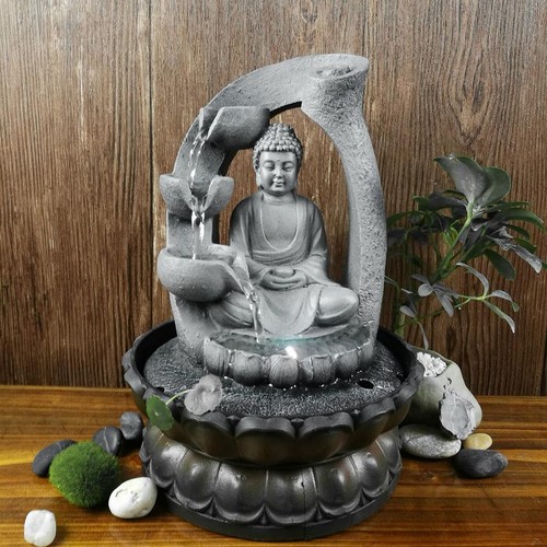Bouddha fontaine table - fontaine, led