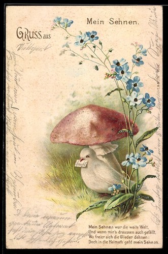 Carte postale perles - postale, en