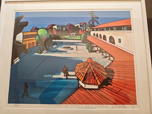 Lithographie georges briata - lithographie,