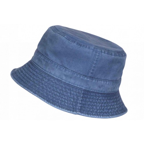Chapeau bob bleu coton - bob,