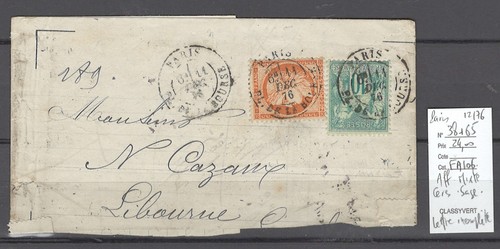 France lettre paris - france,