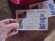 Old card turner village silver radio old iron stove cast iron tool