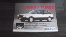 CATALOGUE/BROCHURE NISSAN CHERRY TURBO - DATSUN CHERRY TURBO