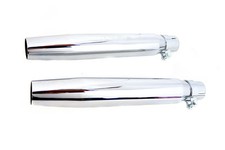 Tapered Slip on Muffler Set fits Harley Davidson