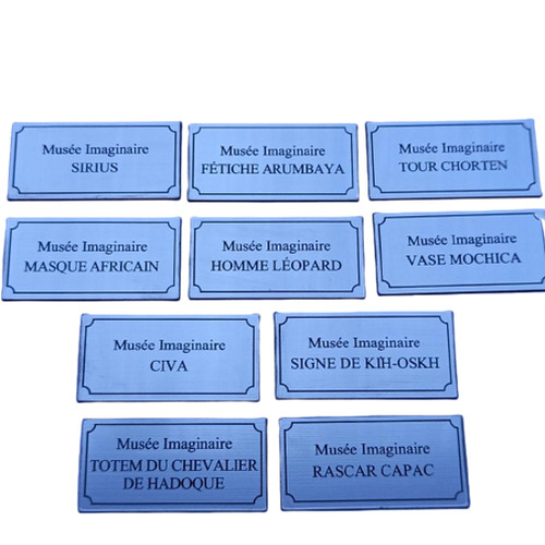 Musée imaginaire plaque - le,