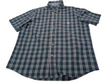 Chemise Chaps bleu à carreaux