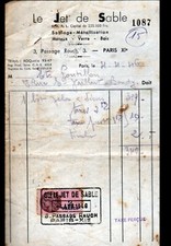 PARIS (XI°) SABLAGE /