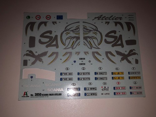 Italeri decalques pour - 1/24,