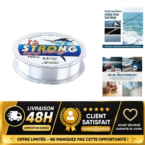 Fil pêche nylon - fil, de