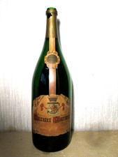 BOUTEILLE vide VIN JURA HENRI MAIRE COTEAUX DE PUPILLIN Jeroboam 5 l Bottle rare