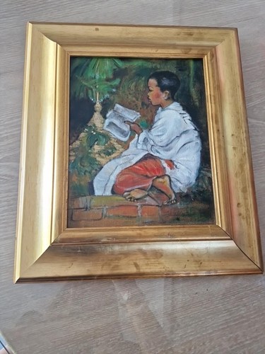 Tableau huile sur - , –