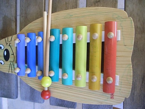 Xylophone bois métal - xylophone, en