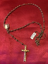 chapelet plaqué or.Fix. objets religieux.collier.