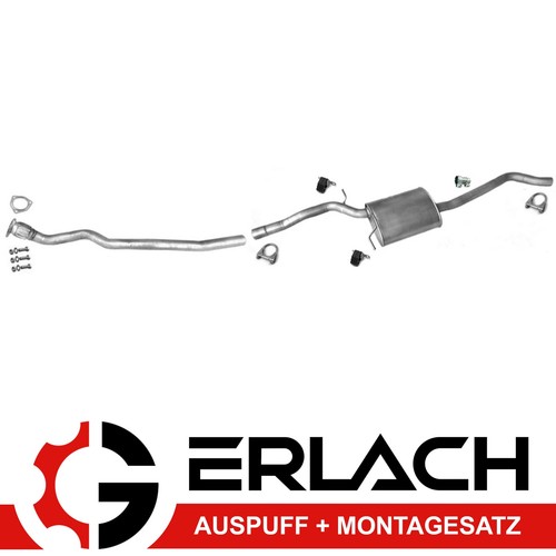 Pot échappement pour audi - pot, d'échappement