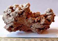 Original concrete sander calcite drop France concrete 11cmx6x2.5 weight 169 gr