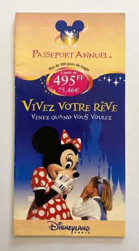Disneyland paris brochure - paris, -brochure