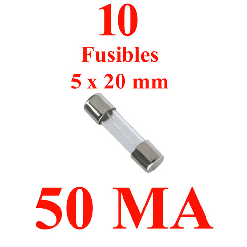 Fusibles verre x - 10,