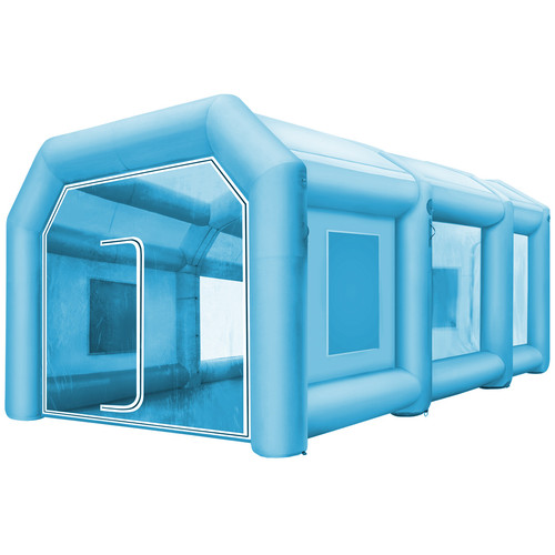8x4x3m cabine peinture - cabine,