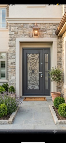 Porte entrée - porte, d'entrée