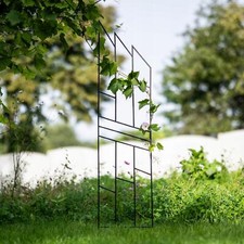 Pergola de terrasse de jardin pour roses - Support idéal pour plantes en acie...