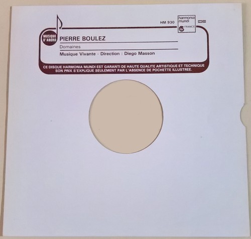 Pierre boulez musique - -,