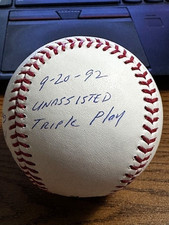 MICKEY MORANDINI 5 SIGNED AUTOGRAPHED OML BASEBALL!  Cubs, Phillies!  STAT BALL!