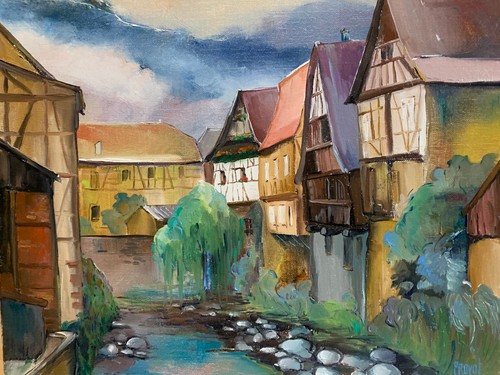 Tableau huile sur toile - , provot