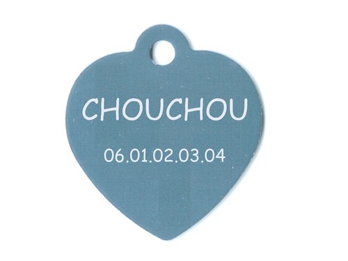 Medaille gravee chien chat - medaille,