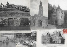 lot de 25 cartes postales