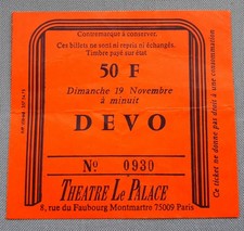 ticket billet used stub place