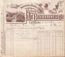 CHARLIEU - INVOICE LOUIS DEVILLAINE & CIE - TOYS, CHILDREN'S CARS - 1903