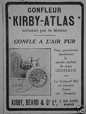 KIRBY BEARD & CO ADVERTISEMENT THE KIRBY INFLATOR - CLEAN AIR INFLATES ATLAS