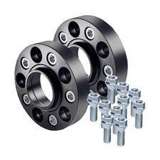 2x20mm Élargisseurs de voie pour Volkswagen AMAROK, CALIFORNIA T5, CALIFORNIA T6