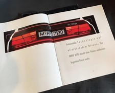 * BMW 850i E31 * Brochure /