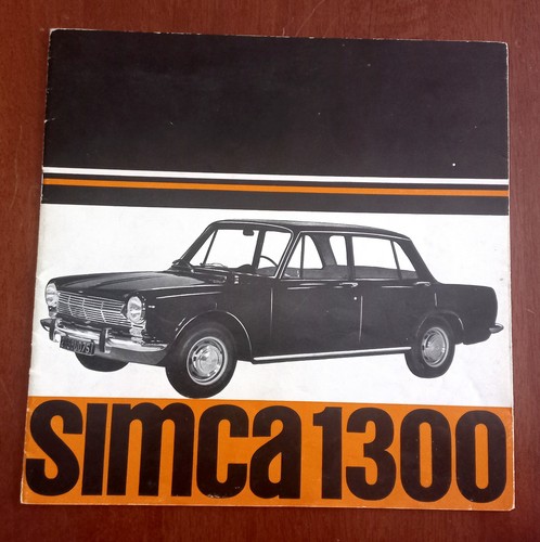 Voiture simca 1300 brochure - simca,