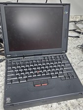 Vintage Retro Clean IBM ThinkPad 380D Laptop - Intel 32MB Powers/Posts