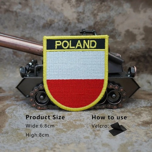 écusson brodé drapeau - brodé, poland