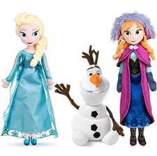 Poupée Reine Des Neiges Princesse Elsa Anna Olaf 50cm Peluche Jouet Cadeau 1pc
