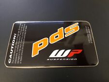 KTM EXC SX SX-F XC XC-F PDS SHOCK RESERVOIR STICKER