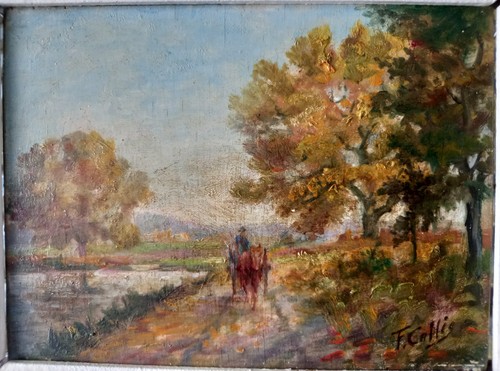 Peinture ancienne huile - ancienne,