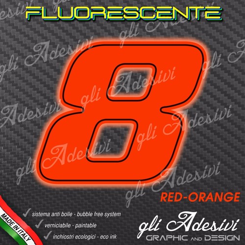 Autocollant stickers numéro - autocollant, 8