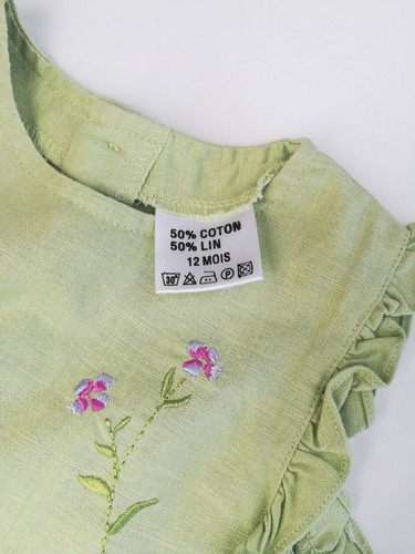 12mois fille robe en lin - 12mois,