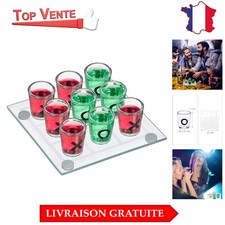 Relaxdays Jeu à Boire Morpion