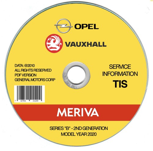 Opel meriva ii - ii, série