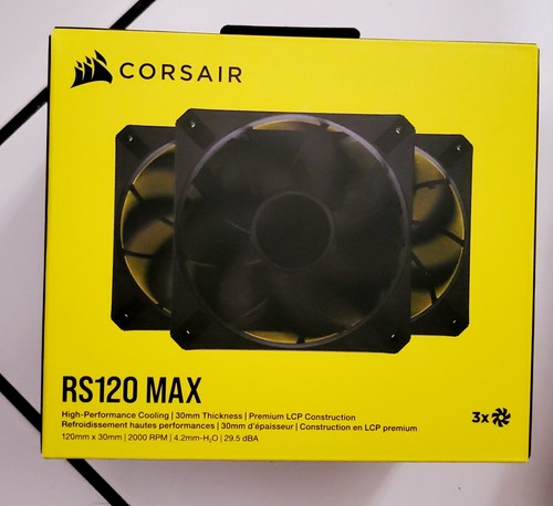 Corsair rs120 max - 3x, pwm