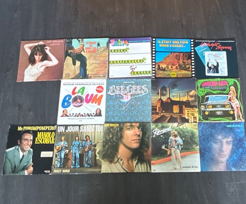 Lot disques vinyles 12 - lot, de
